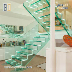 انواع پله شیشه ای و محل مناسب آن