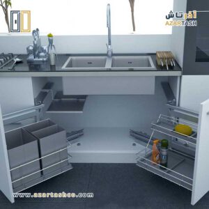 طراحی کابینت زیر سینک ظرفشویی