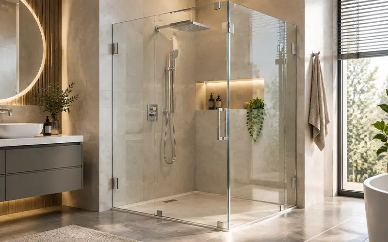 تفاوت کابین دوش فریم‌دار و فریم‌لس؛ کدام گزینه بهتر است؟